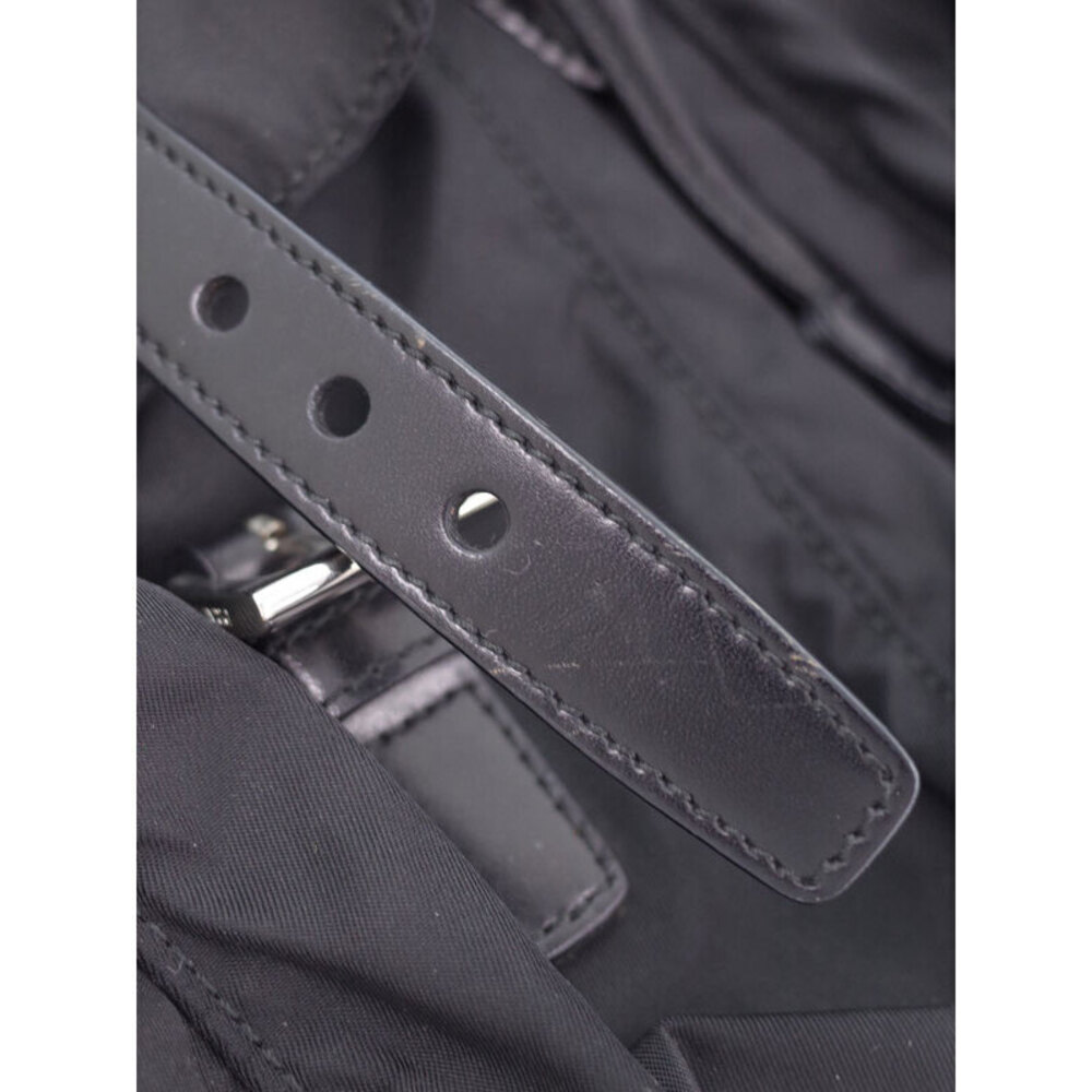 Prada Black Backpack Tessuto Pocket Rucksack Two Daybag - Picture 8 of 9